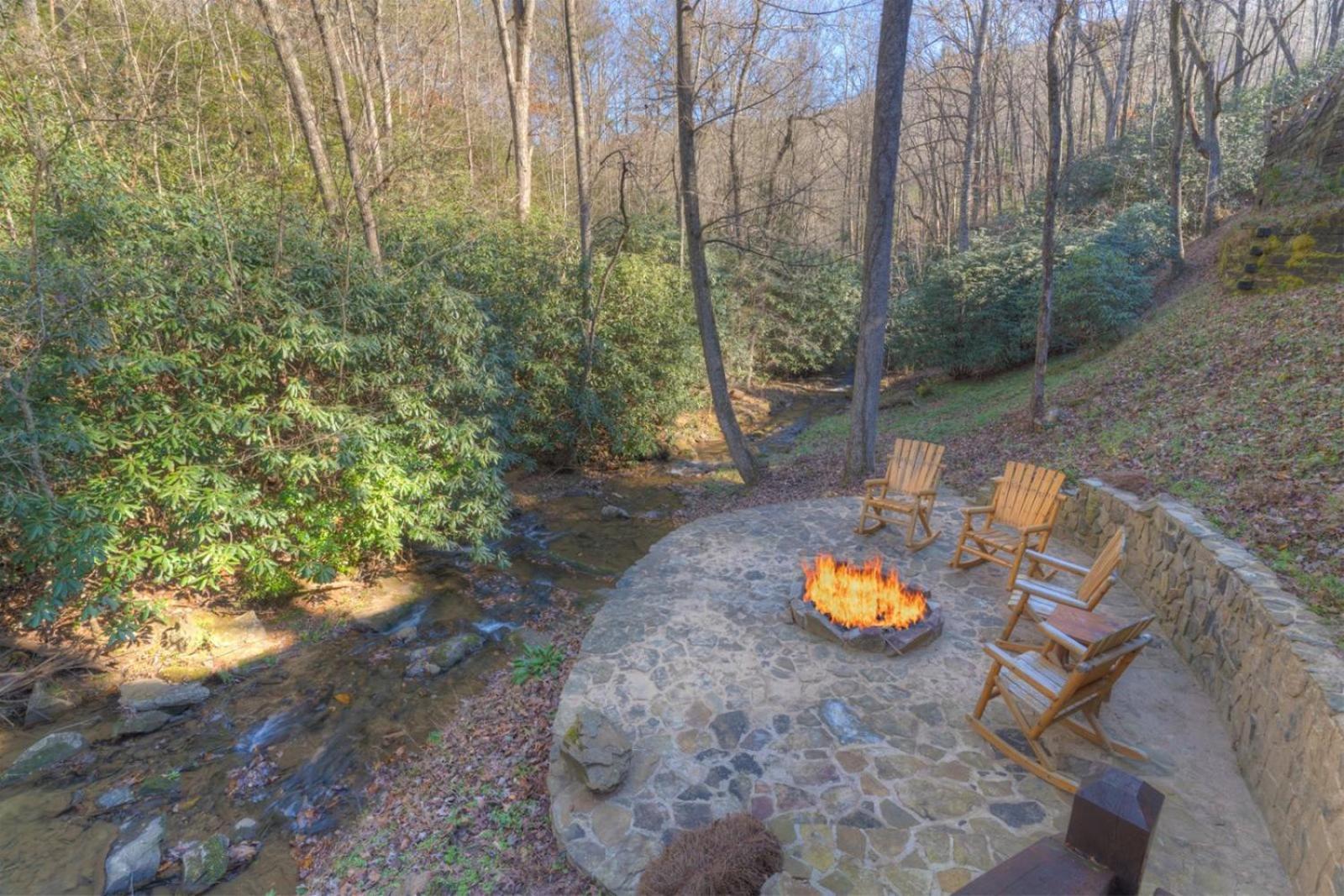 Rushing Waters - Creekside Cabin In North Ga บลูริดจ์ ภายนอก รูปภาพ
