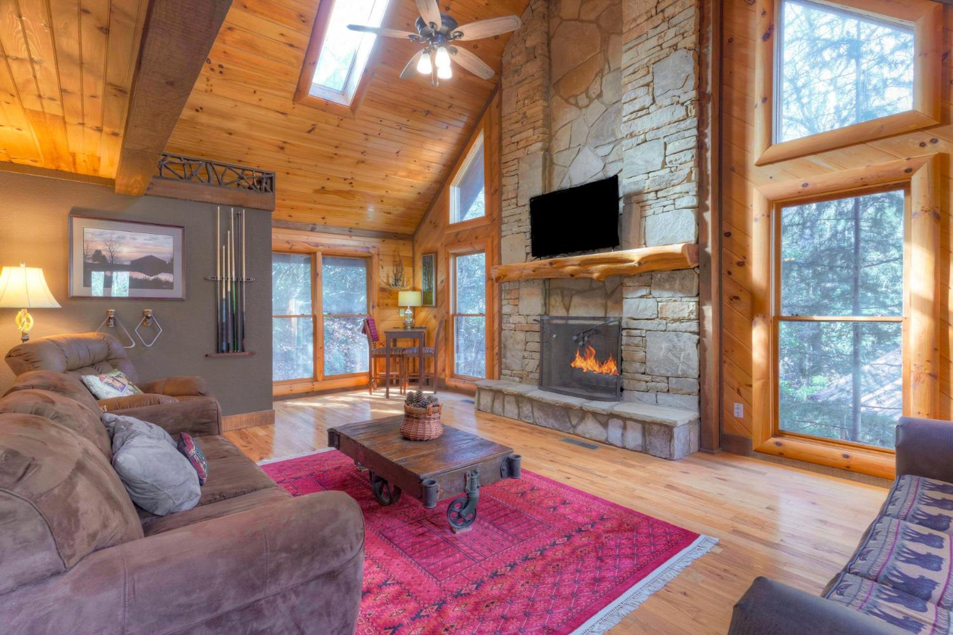 Rushing Waters - Creekside Cabin In North Ga บลูริดจ์ ภายนอก รูปภาพ