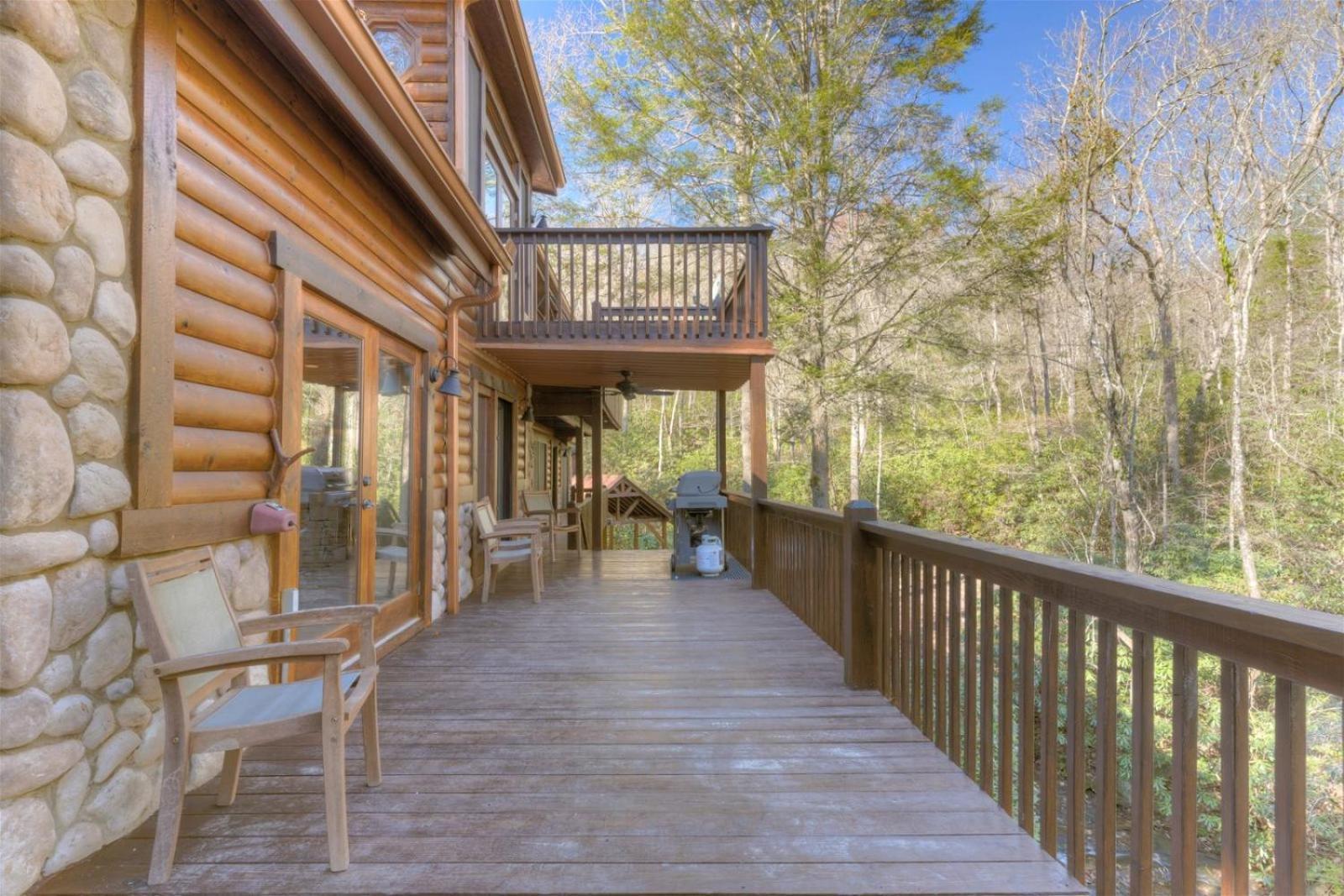 Rushing Waters - Creekside Cabin In North Ga บลูริดจ์ ภายนอก รูปภาพ